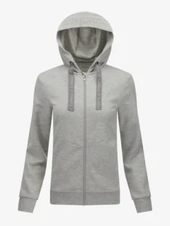 LeMieux Leonie Zip Through Hoodie Grey Marl -Fournitures Équestres Boutique zg
